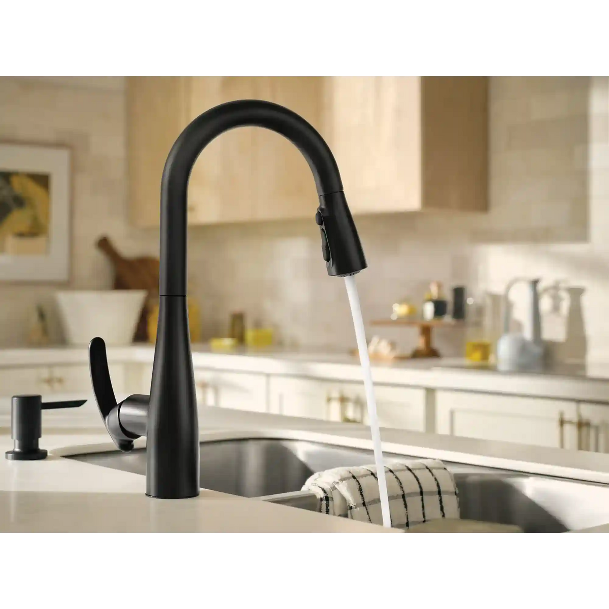Reyes One-Handle High Arc Pulldown Kitchen Faucet