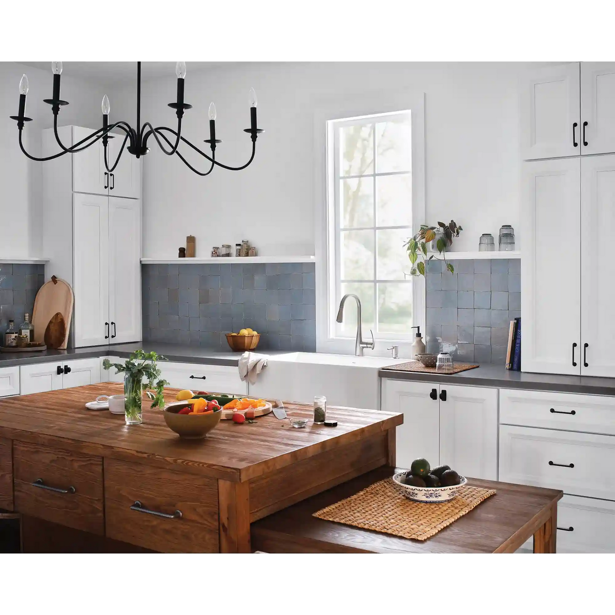 Reyes One-Handle High Arc Pulldown Kitchen Faucet