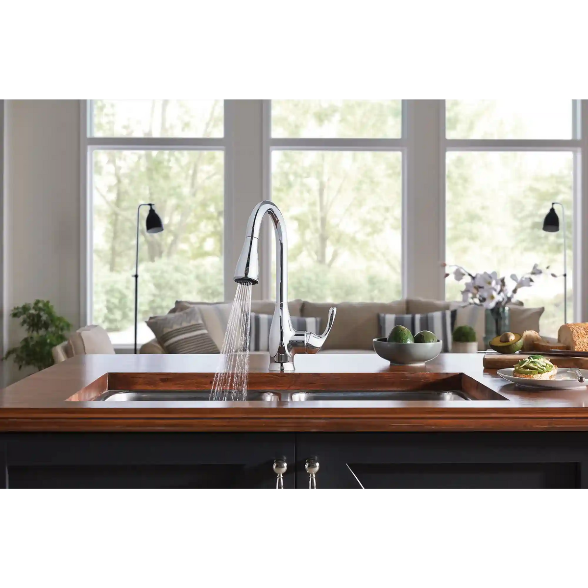 Kaden One-Handle Pulldown Kitchen Faucet