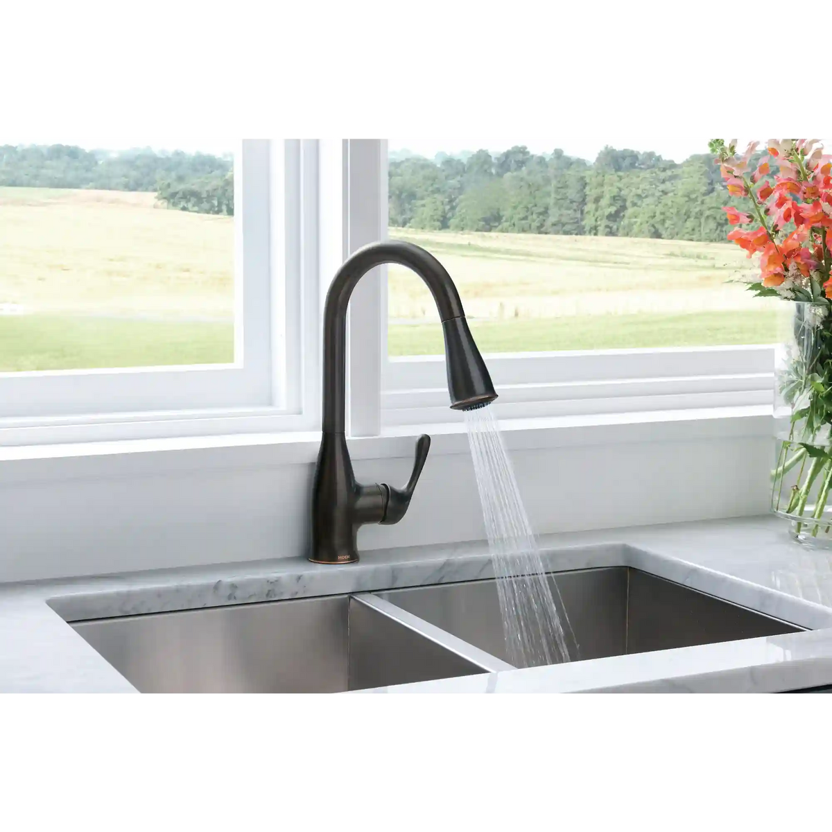 Kaden One-Handle Pulldown Kitchen Faucet