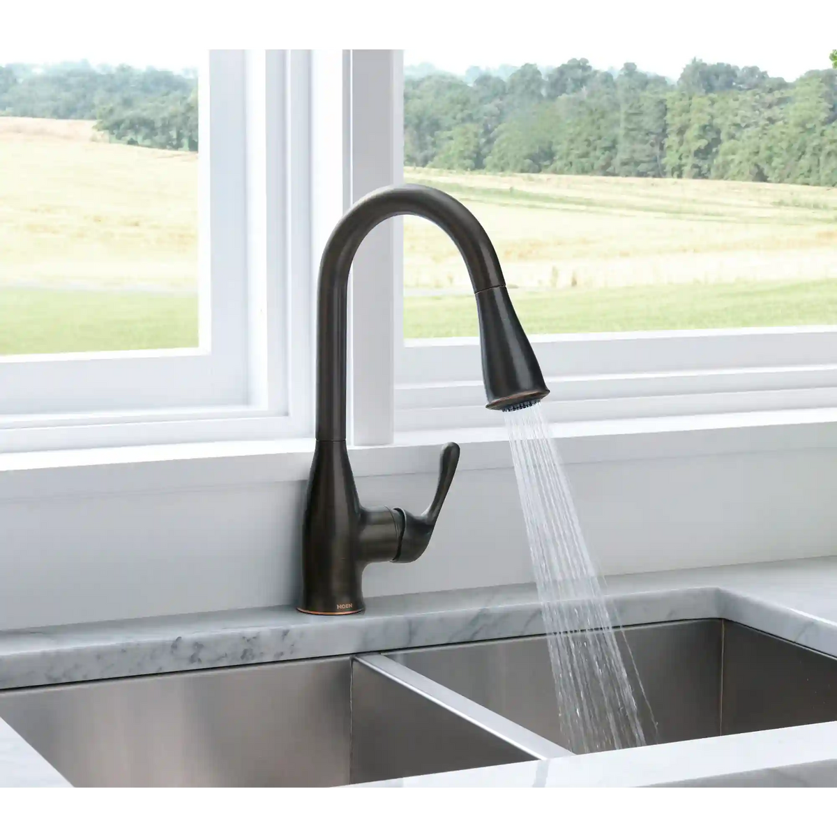 Kaden One-Handle Pulldown Kitchen Faucet
