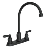 Caldwell Two-Handle High Arc Kitchen Faucet