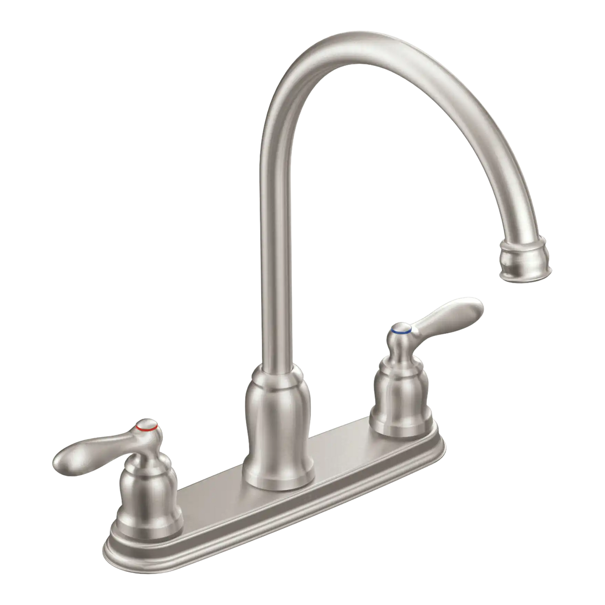 Caldwell Two-Handle High Arc Kitchen Faucet