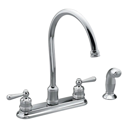 Traditional Two-Handle High Arc Kitchen Faucet