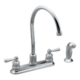 Traditional Two-Handle High Arc Kitchen Faucet