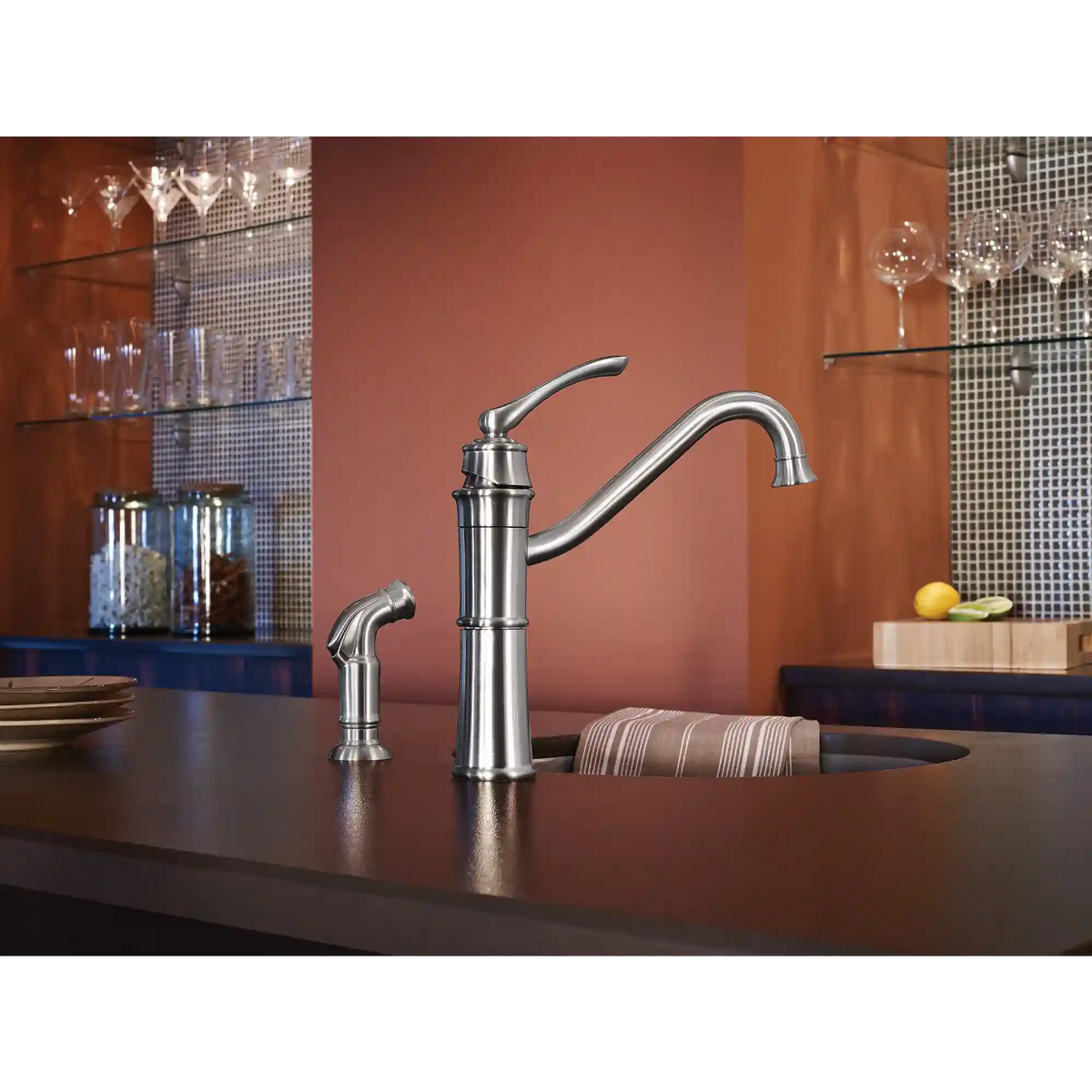 Wetherly One-Handle High Arc Kitchen Faucet