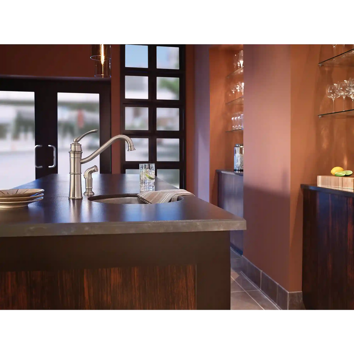 Wetherly One-Handle High Arc Kitchen Faucet