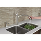 Voss One-Handle High Arc Pullout Kitchen Faucet