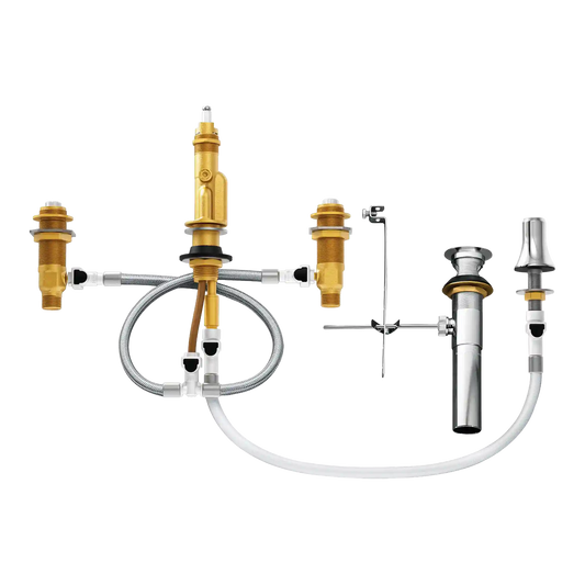 M-Pact Bidet Valve 8" - 16" Center 1/2" IPS Connection