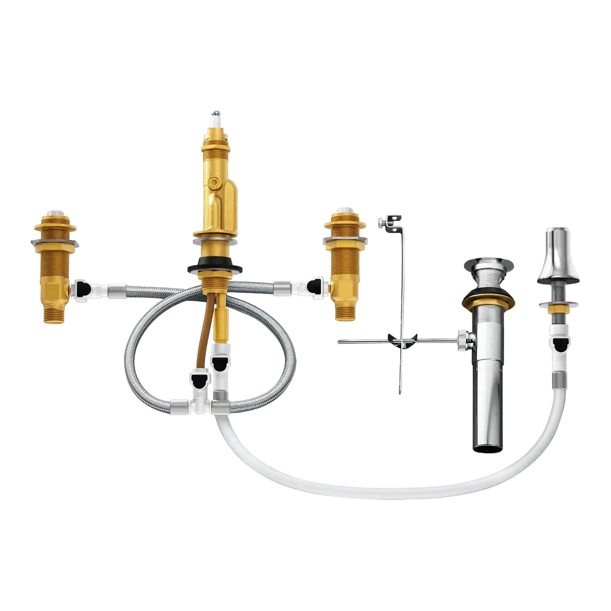M-Pact Bidet Valve 8" - 16" Center 1/2" IPS Connection