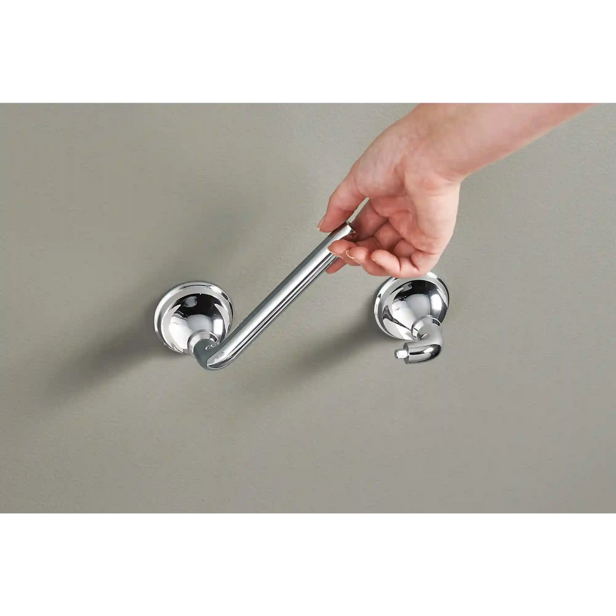 Jansen 8" Pivoting Toilet Paper Holder