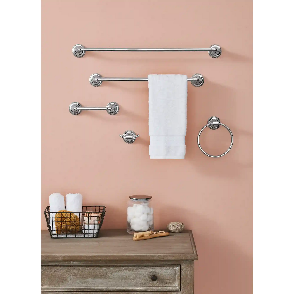 Jansen 8" Pivoting Toilet Paper Holder