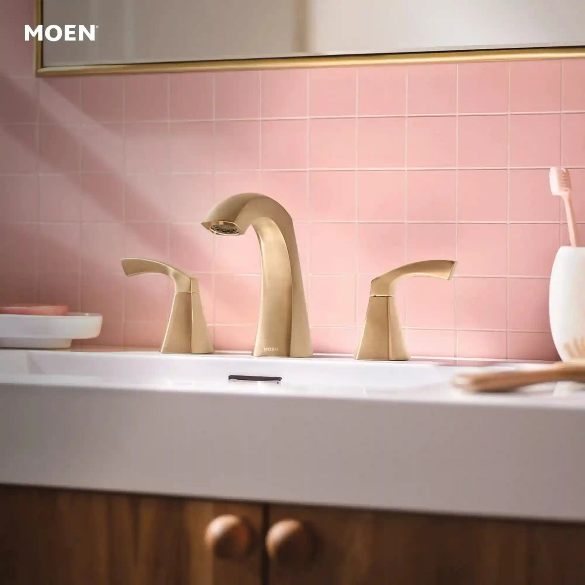 Lindor Two-Handle High Arc Bathroom Faucet