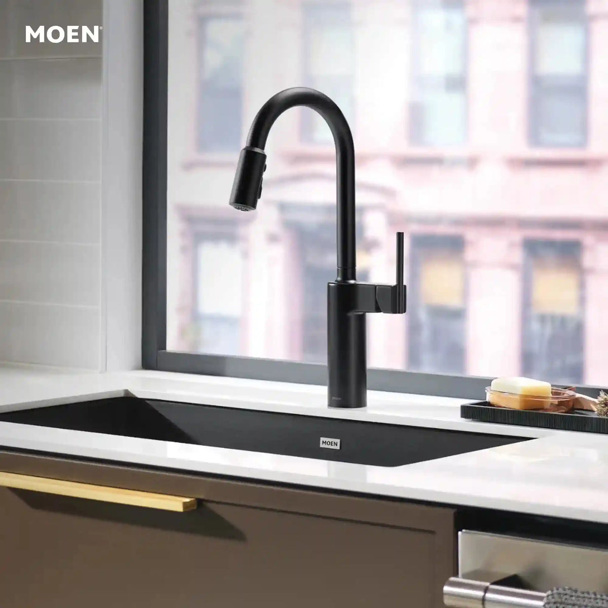 Inara One-Handle High Arc Pulldown Kitchen Faucet