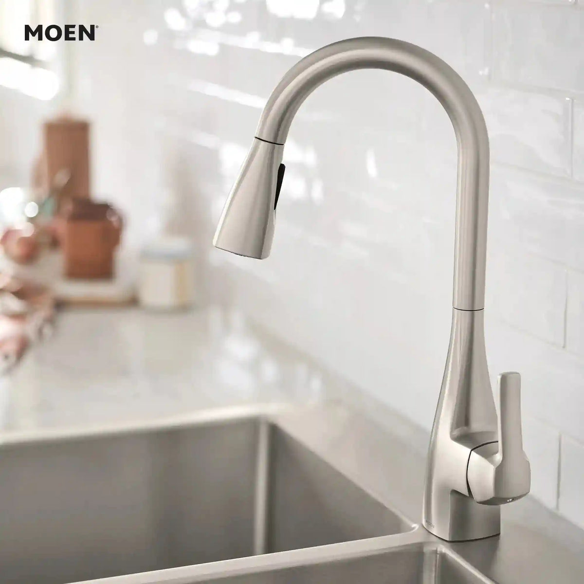 Kiran One-Handle High Arc Pulldown Kitchen Faucet