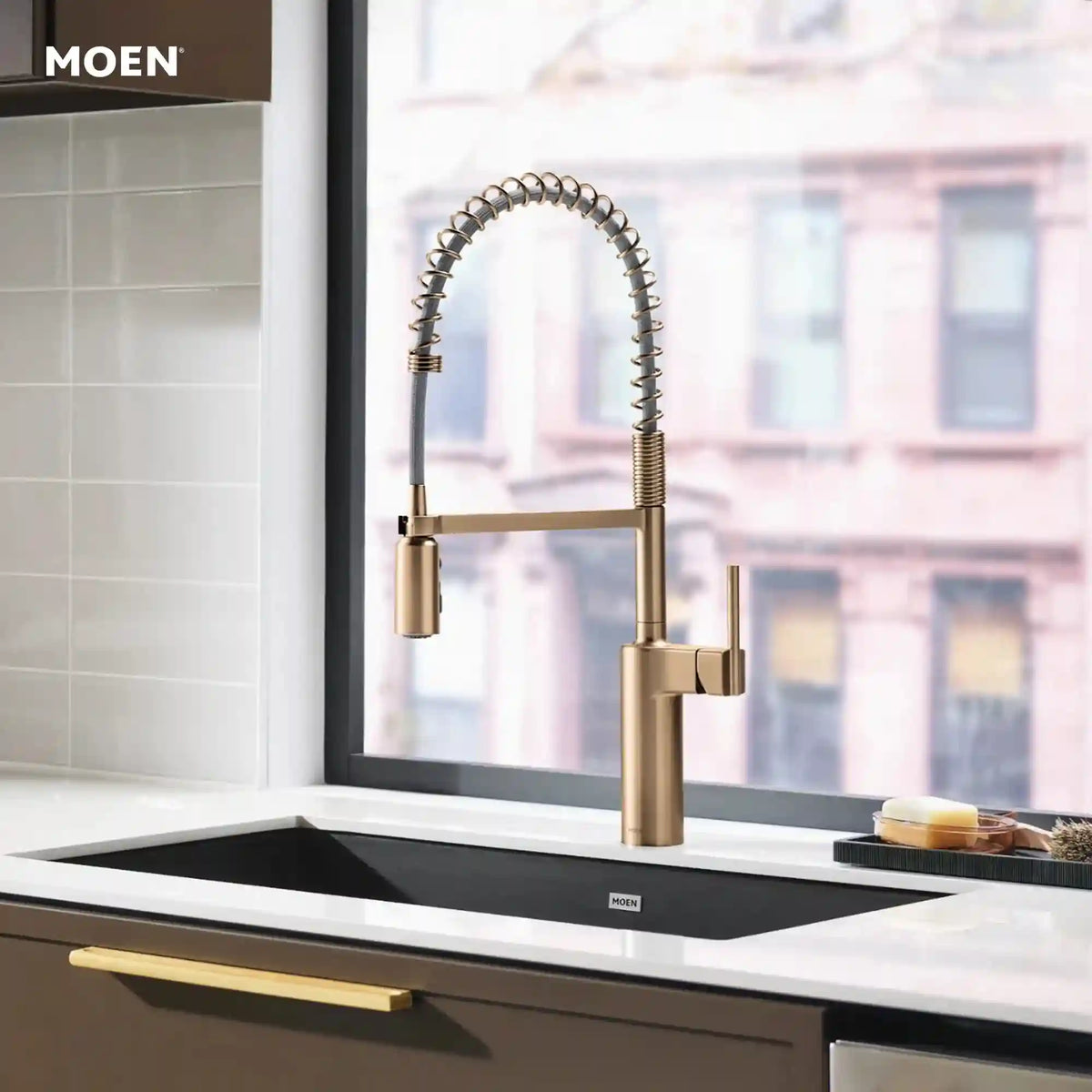 Inara One-Handle High Arc Pulldown Kitchen Faucet