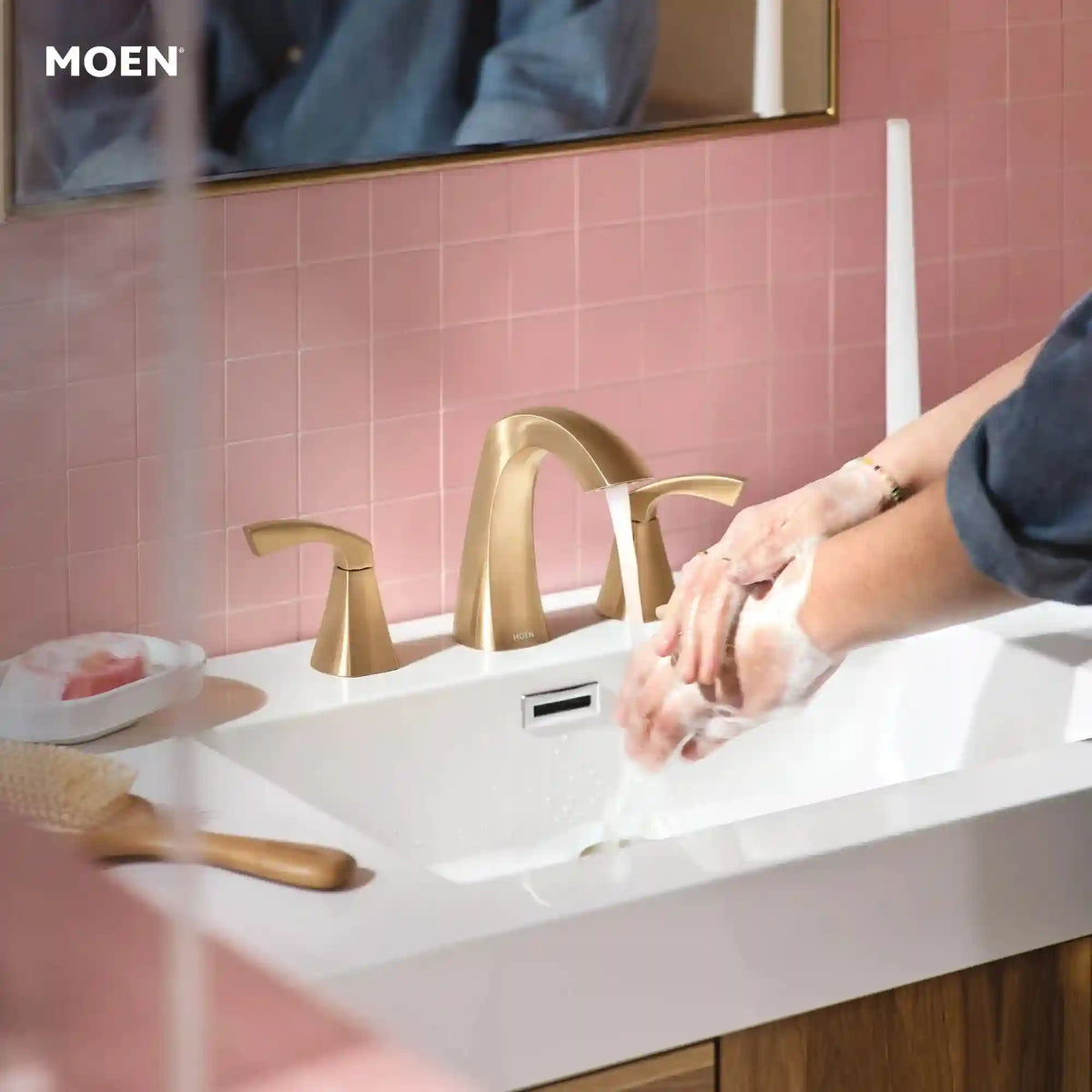Lindor Two-Handle High Arc Bathroom Faucet