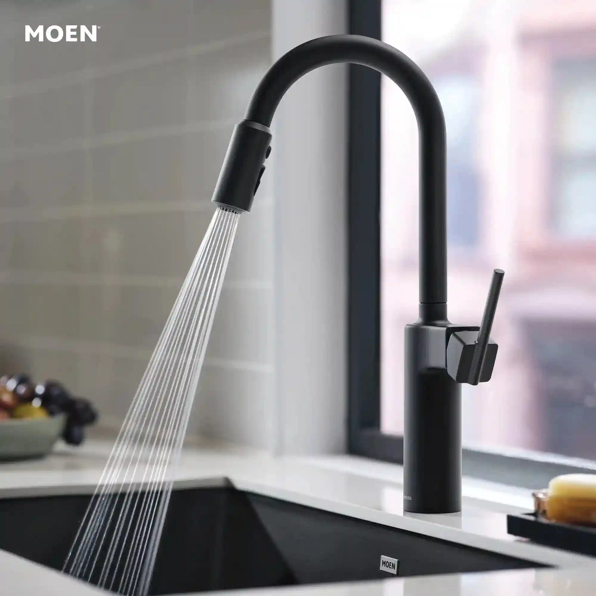 Inara One-Handle High Arc Pulldown Kitchen Faucet