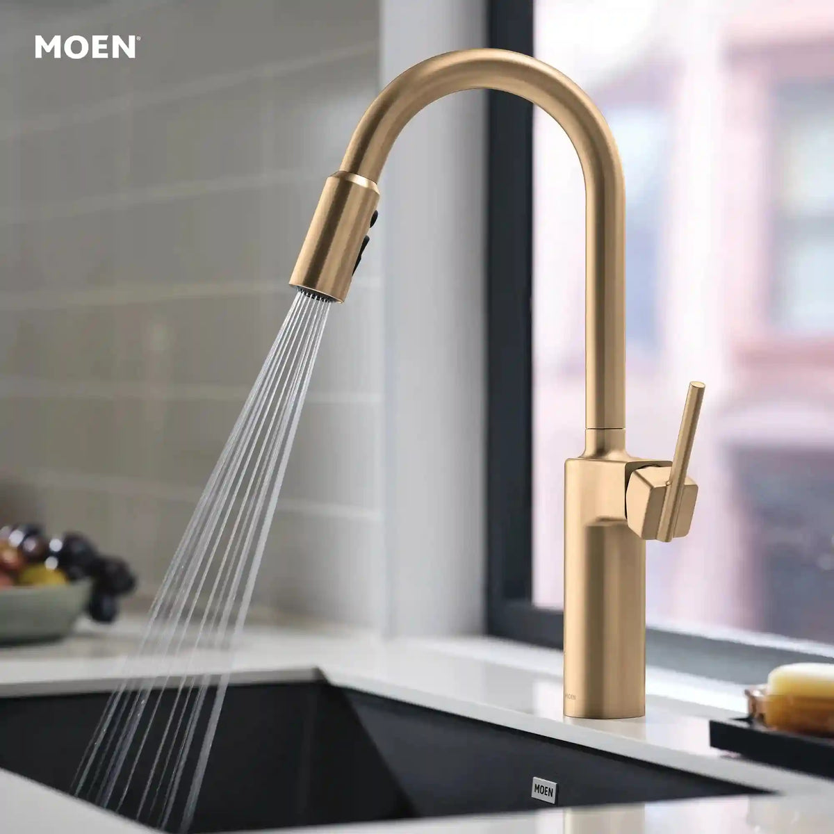 Inara One-Handle High Arc Pulldown Kitchen Faucet