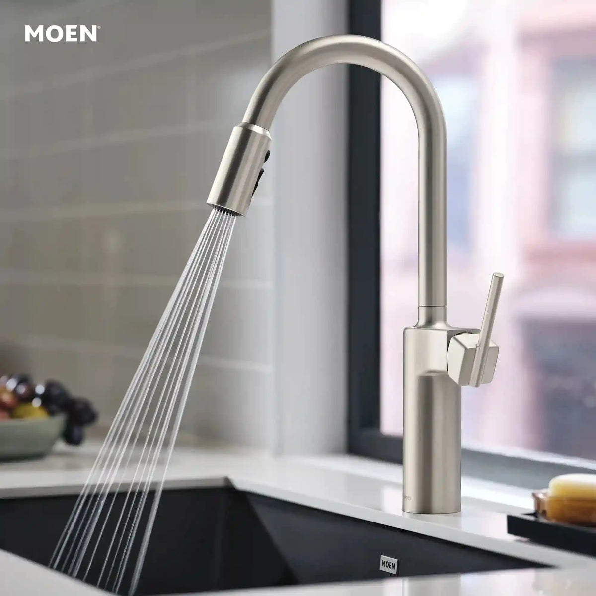 Inara One-Handle High Arc Pulldown Kitchen Faucet