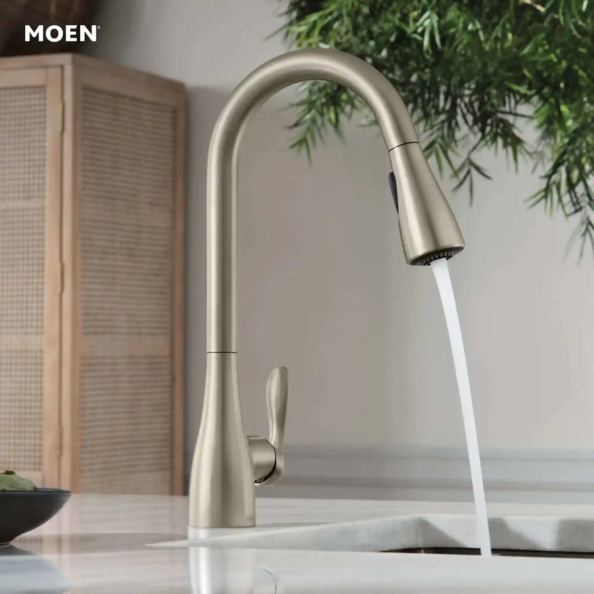 Georgene One-Handle High Arc Pulldown Kitchen Faucet