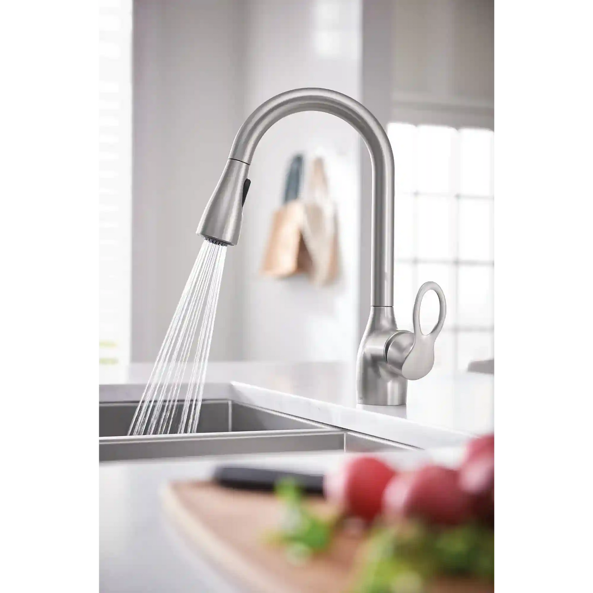 Kleo One-Handle High Arc Pulldown Kitchen Faucet