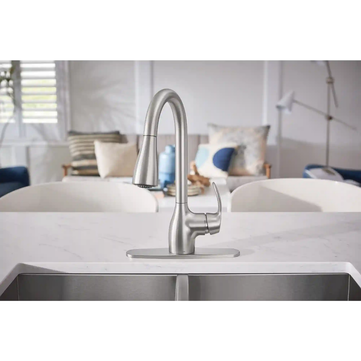 Kleo One-Handle High Arc Pulldown Kitchen Faucet