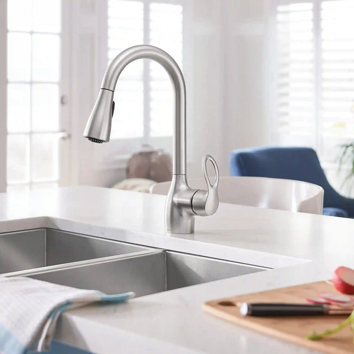 Kleo One-Handle High Arc Pulldown Kitchen Faucet