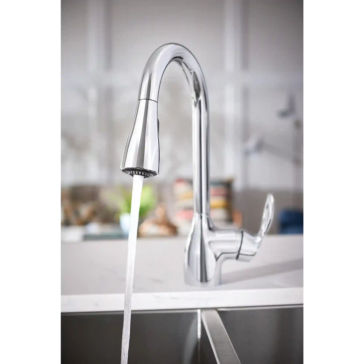 Kleo One-Handle High Arc Pulldown Kitchen Faucet