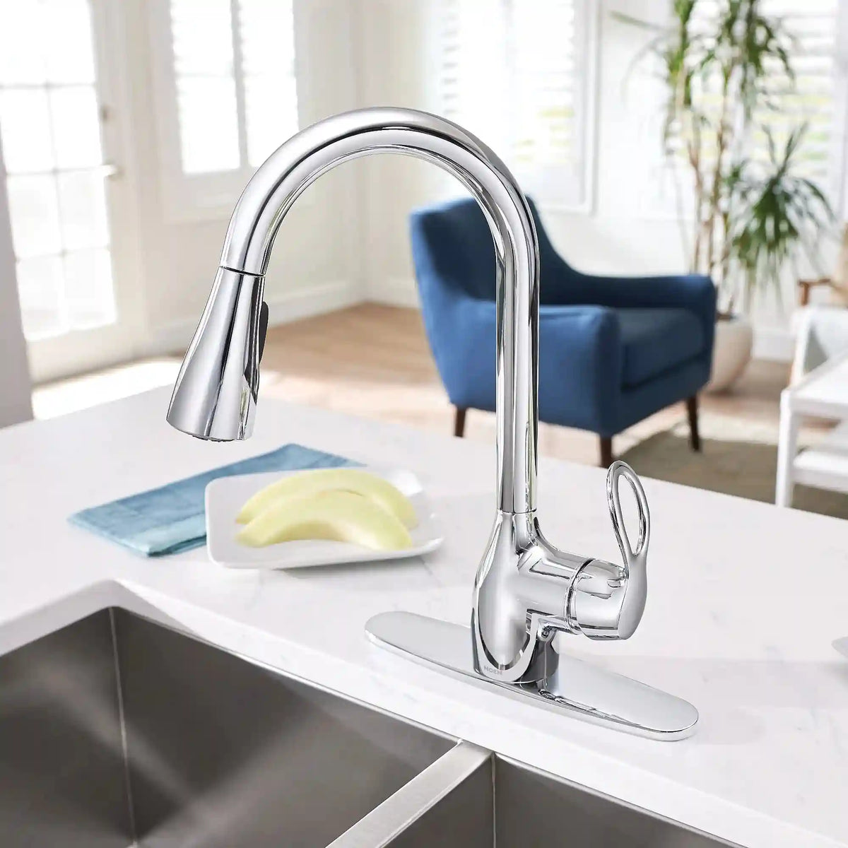 Kleo One-Handle High Arc Pulldown Kitchen Faucet