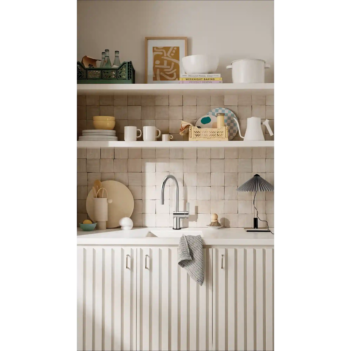 Cia One-Handle High Arc Pulldown Kitchen Faucet