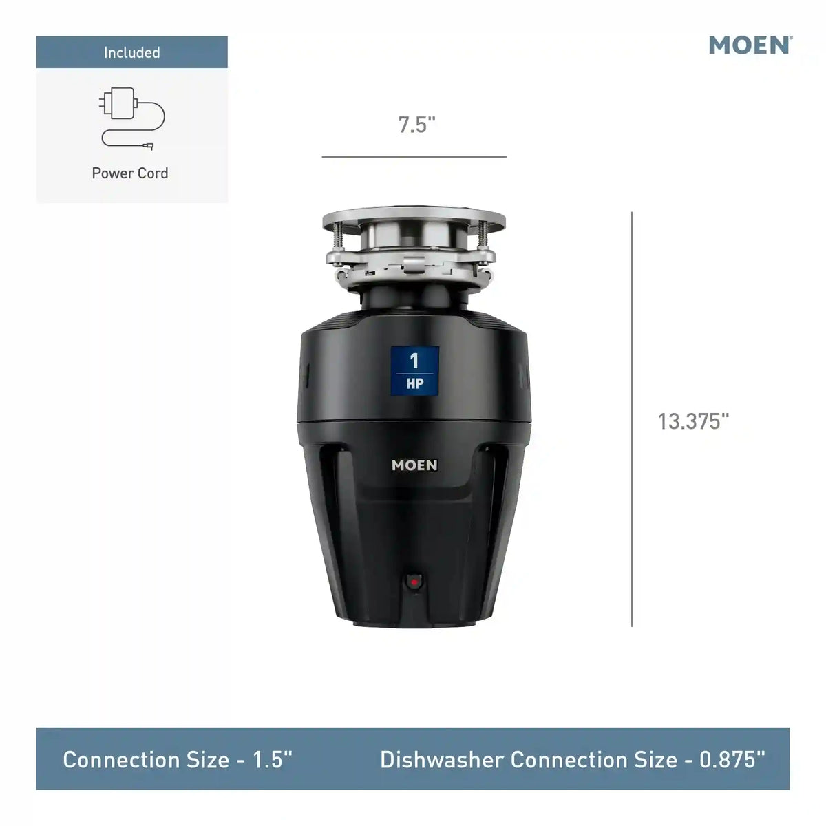 EX Series 1 Horsepower Garbage Disposal