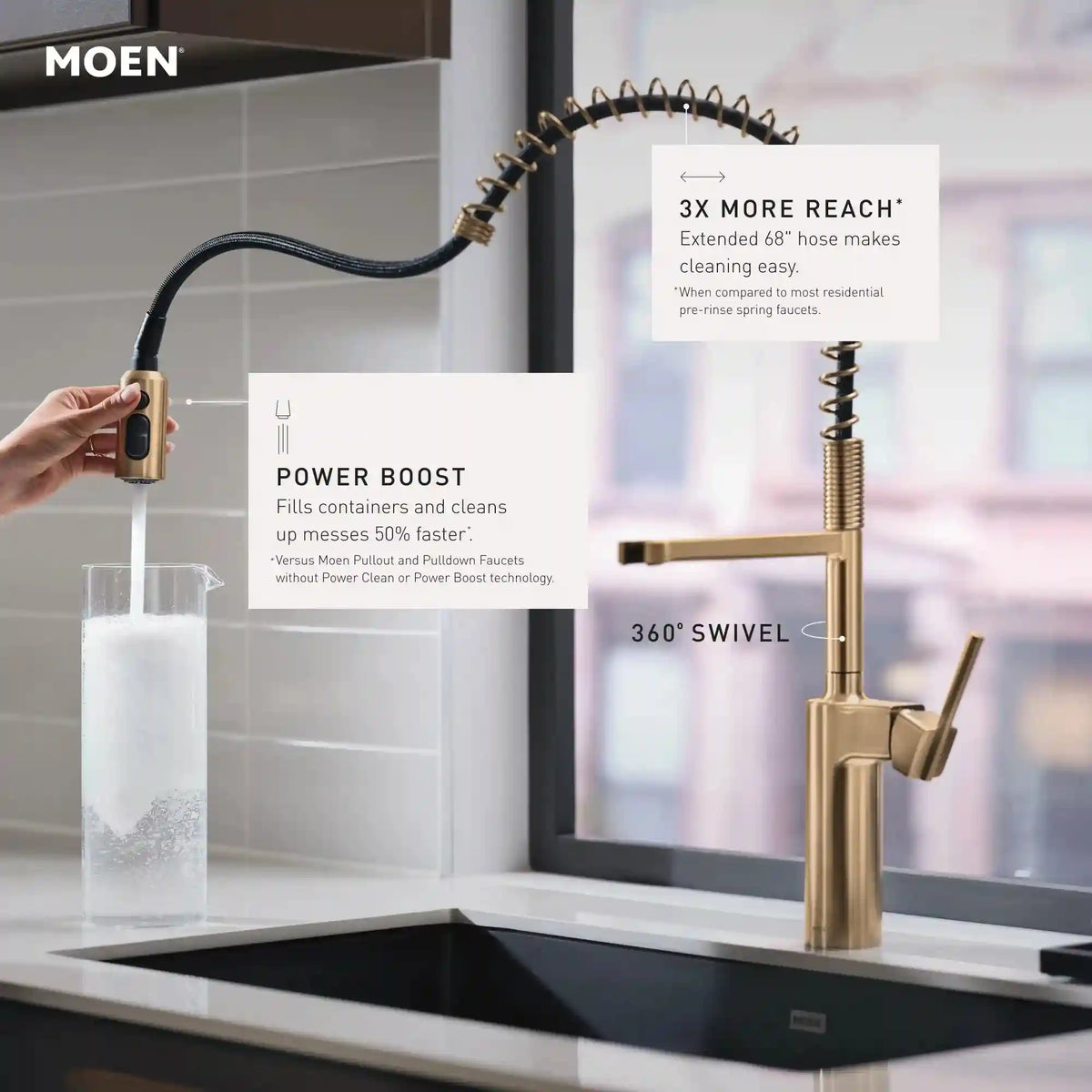 Inara One-Handle High Arc Pulldown Kitchen Faucet