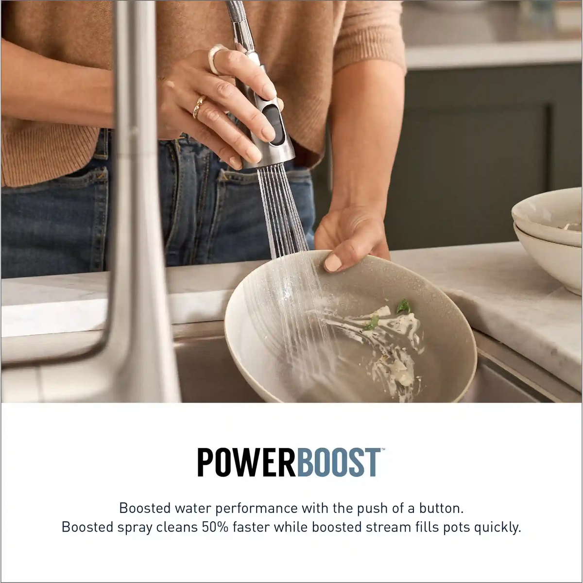 Weymouth Smart Faucet Voice Control One-Handle High Arc Pulldown Kitchen Faucet