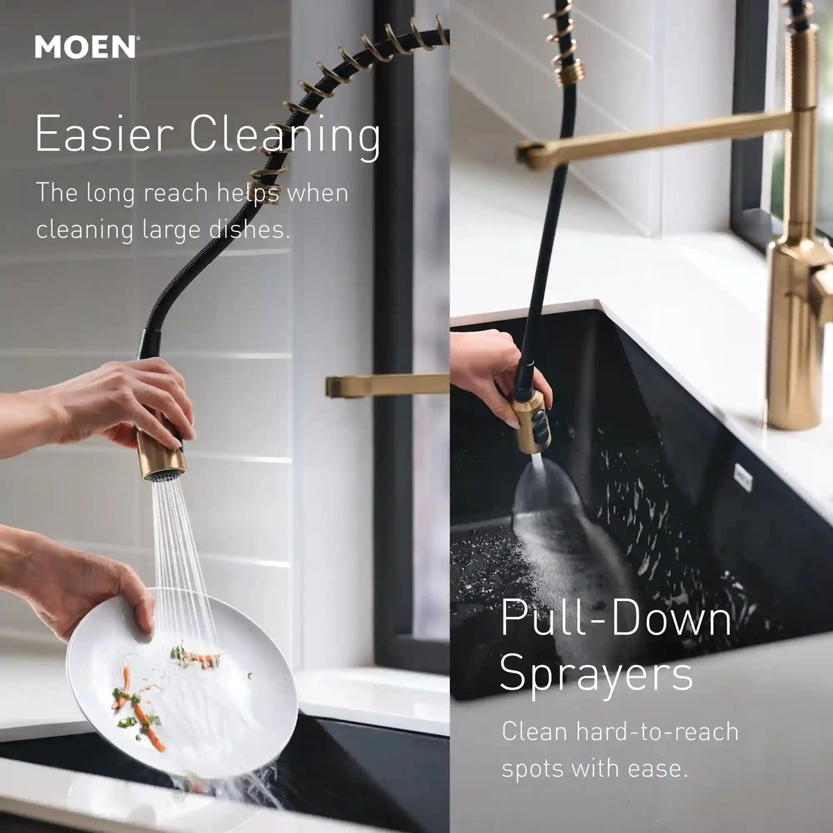 Inara One-Handle High Arc Pulldown Kitchen Faucet