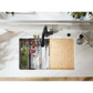 Luxe Chef™ 33” Workstation System Steel Dual Mount Double Bowl Sink