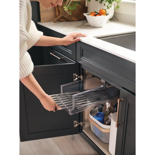 Luxe Chef™ 27” Workstation System Steel Undermount Single Bowl Sink