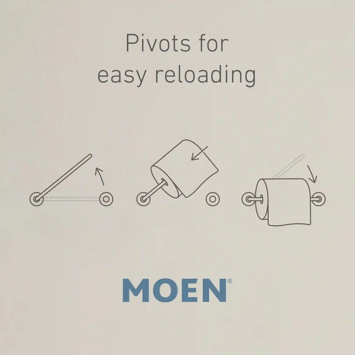 Voss Pivoting Toilet Paper Holder