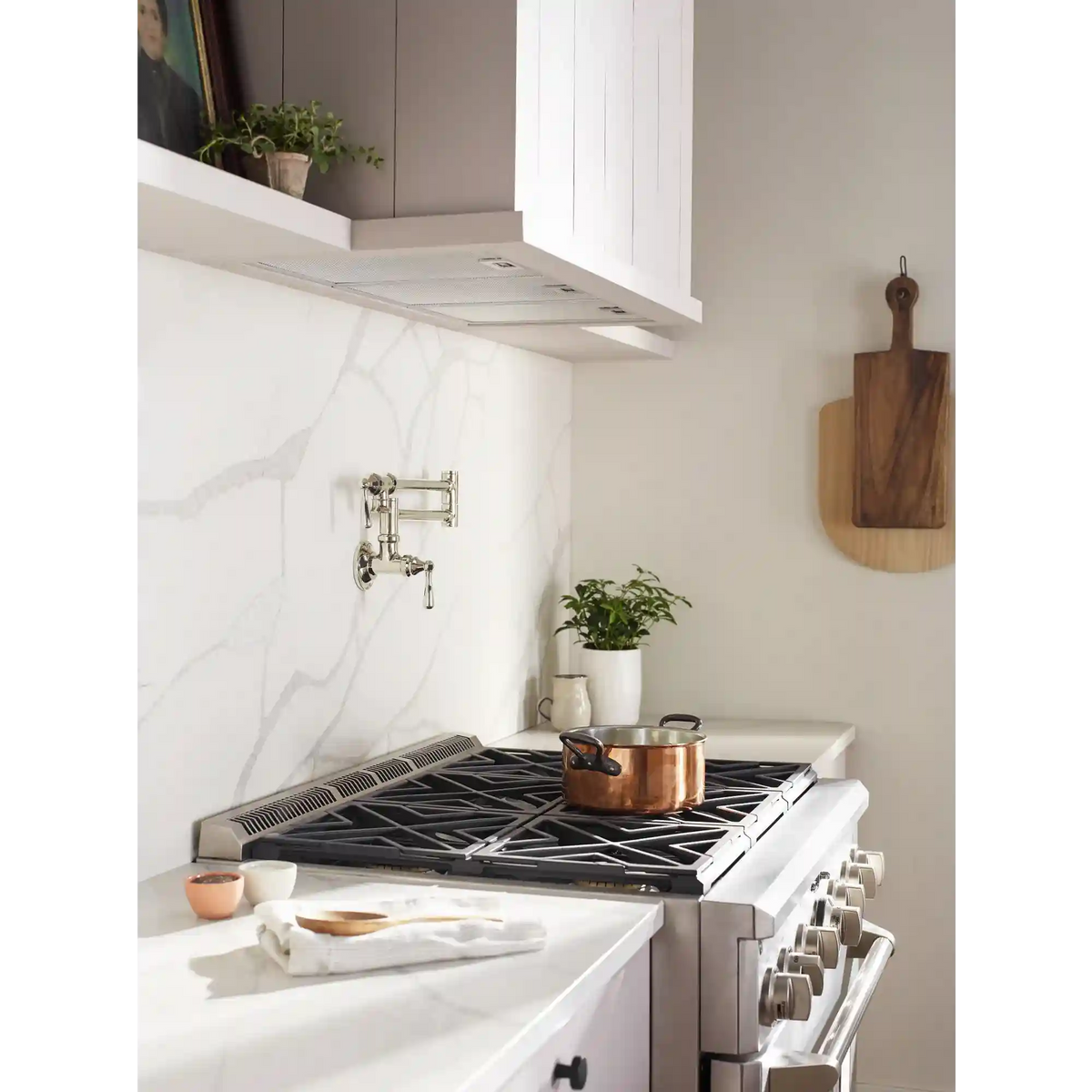Traditional Two-Handle Pot Filler Kitchen Faucet