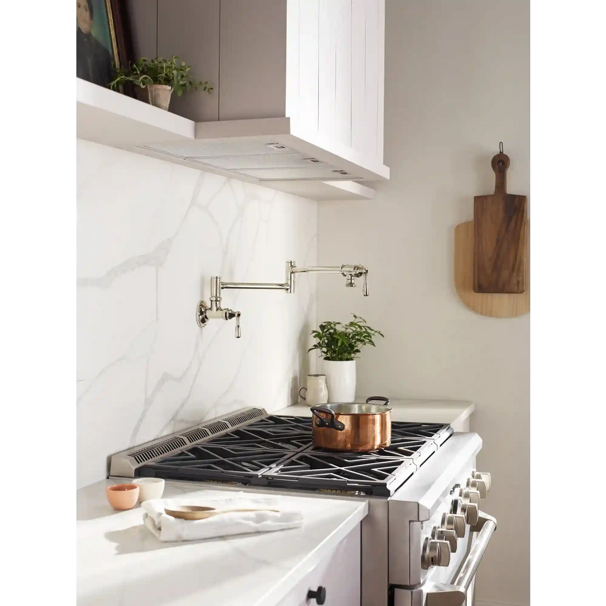 Traditional Two-Handle Pot Filler Kitchen Faucet