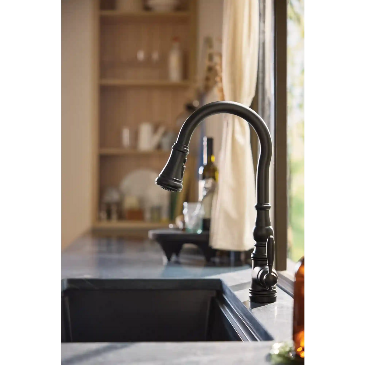Weymouth One-Handle High Arc Pulldown Kitchen Faucet
