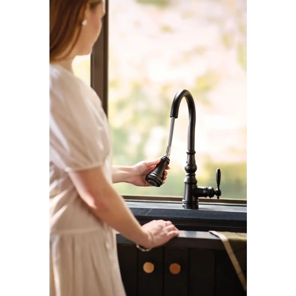 Weymouth One-Handle High Arc Pulldown Kitchen Faucet