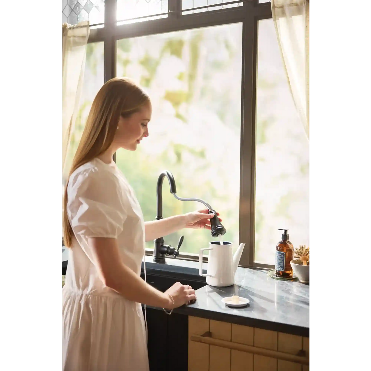 Weymouth One-Handle High Arc Pulldown Kitchen Faucet