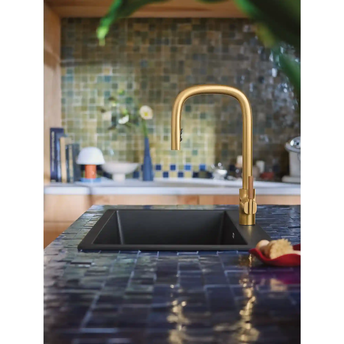 Tenon One-Handle High Arc Pulldown Kitchen Faucet