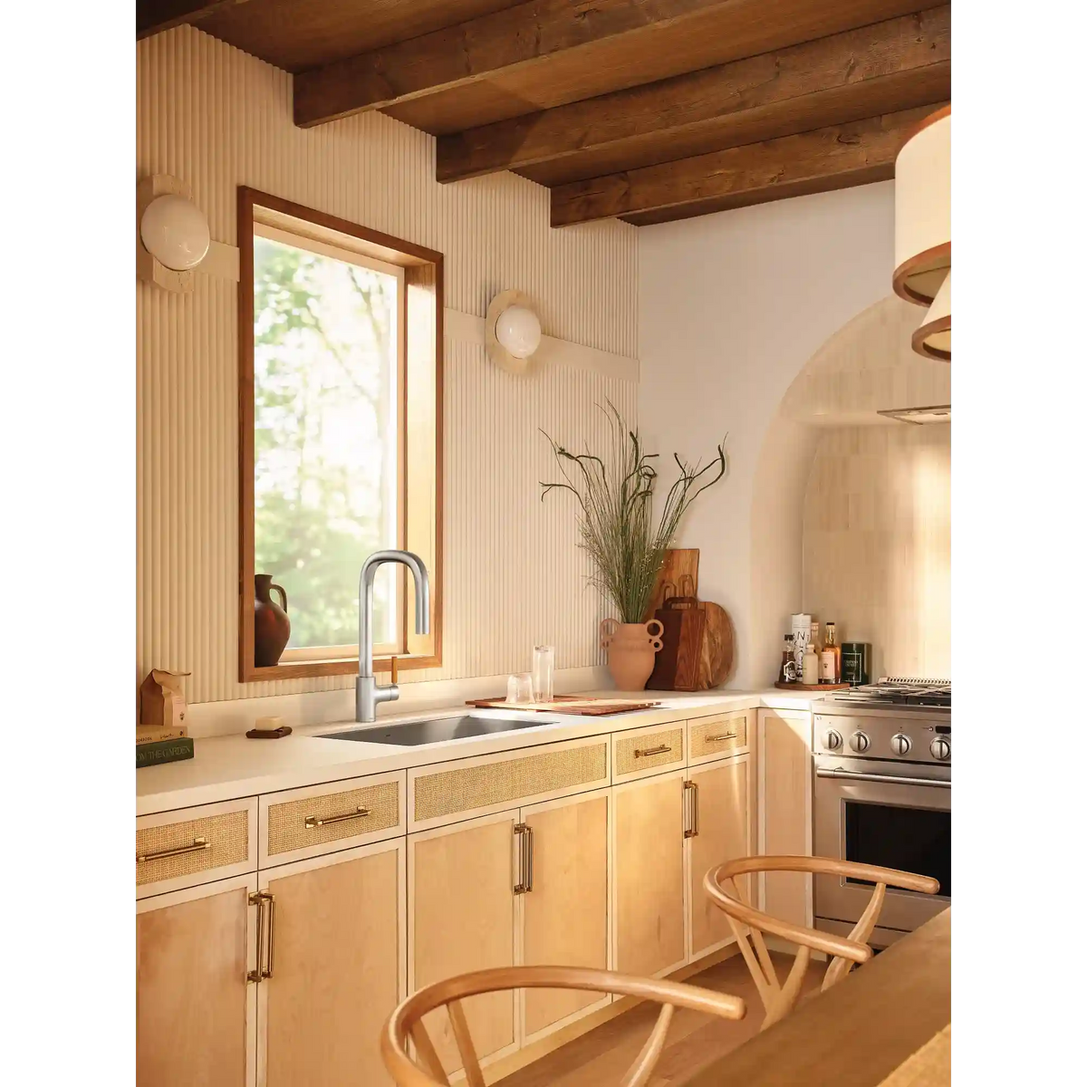 Tenon One-Handle High Arc Pulldown Kitchen Faucet