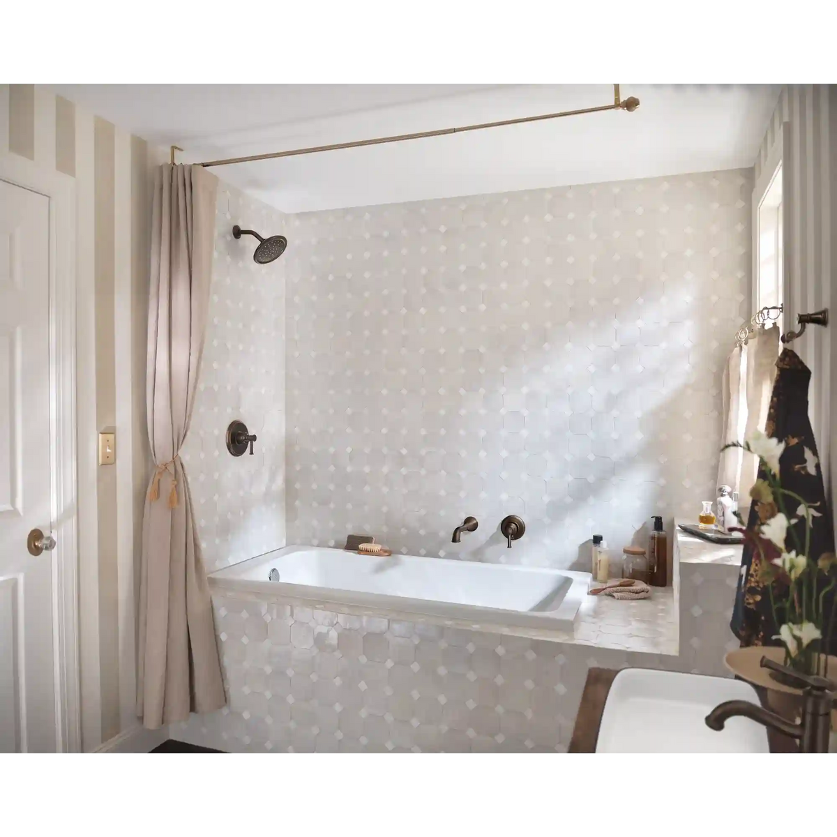 Belfield One-Handle Non Diverter Wallmount Tub Filler