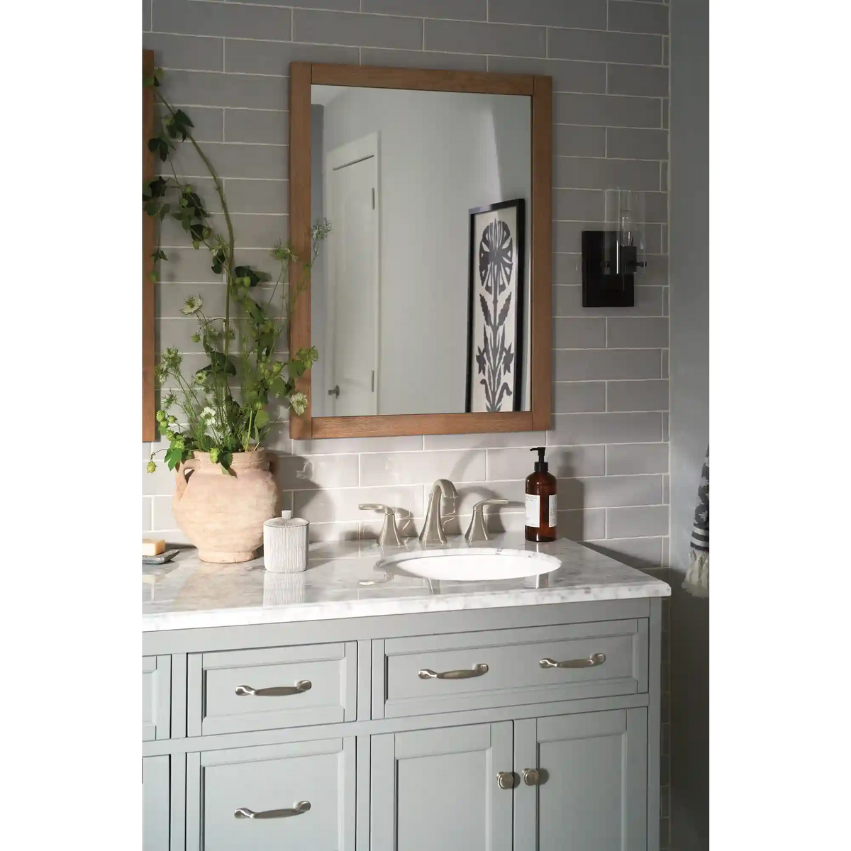 Voss Two-Handle High Arc Bathroom Faucet