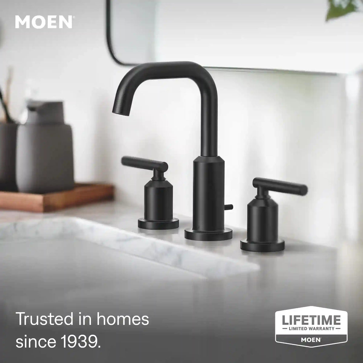 Gibson Two-Handle High Arc Bathroom Faucet