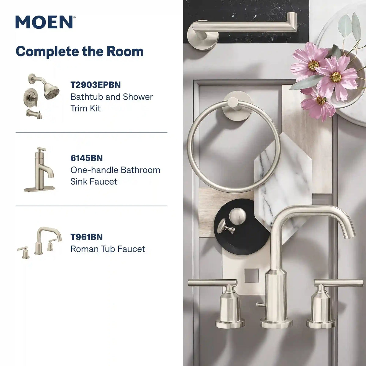Gibson Two-Handle High Arc Bathroom Faucet