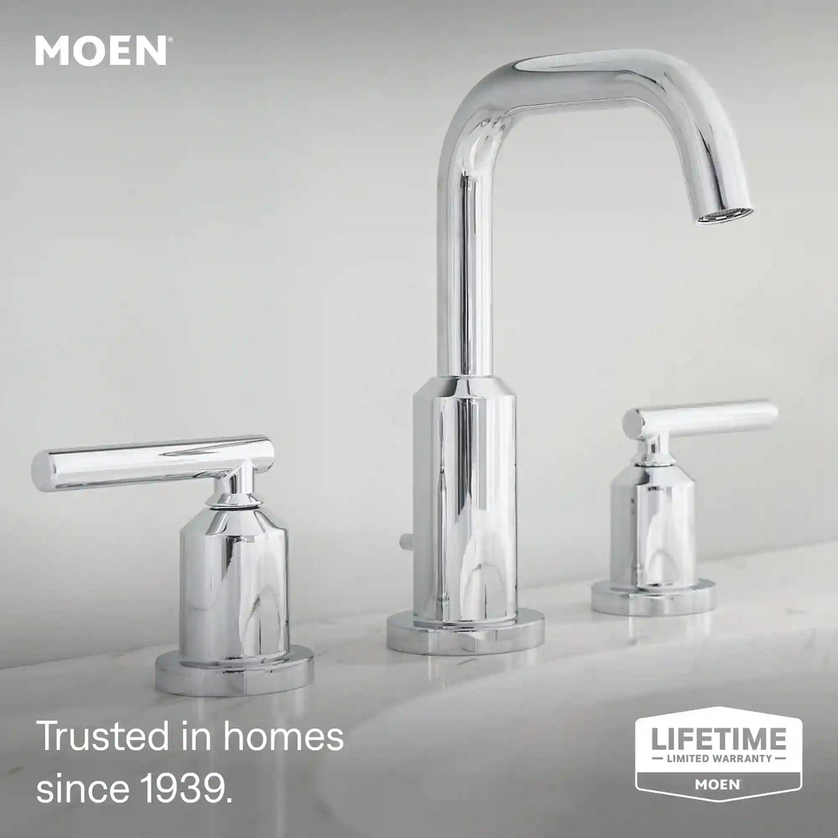Gibson Two-Handle High Arc Bathroom Faucet